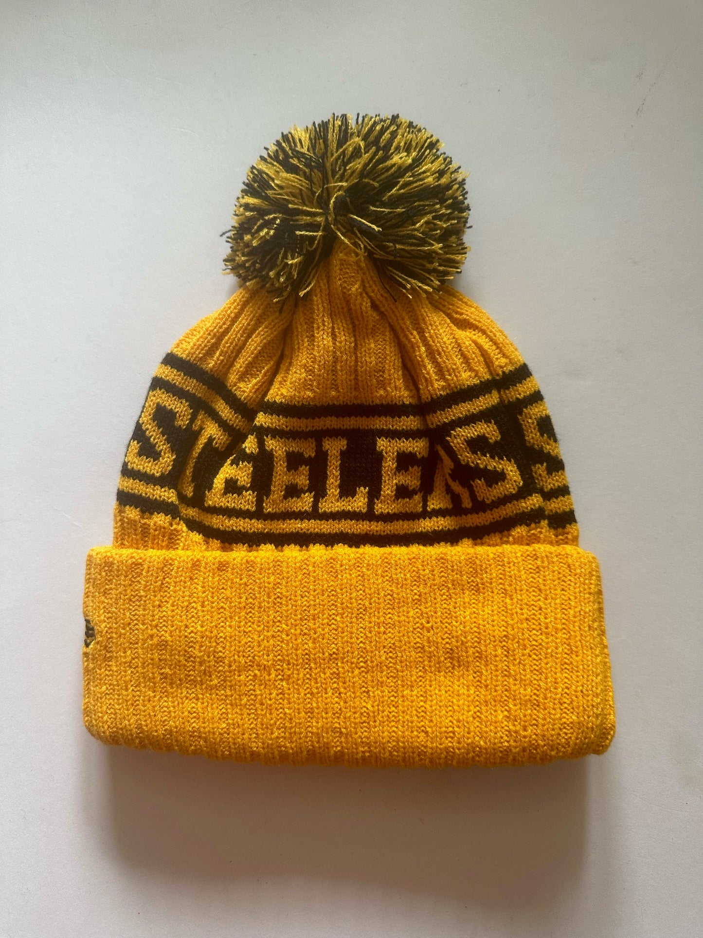 Pittsburgh Steelers NFL Bobble Beanie Multi Colour With Tags on