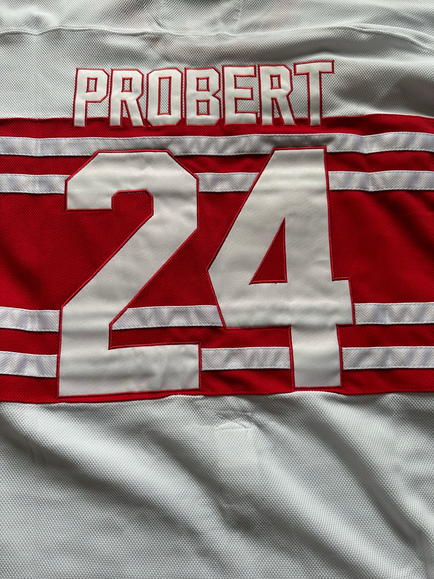 CCM Detroit Red Wings Probert Hockey Shirt Large