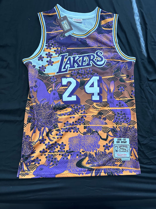 Retro Hardwood Classics Los Angeles Lakers Bryant Basketball Vest Large