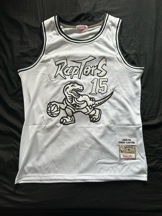 Retro Hardwood Classics Toronto Raptors Carter Basketball Vest Large