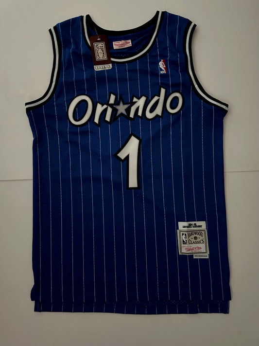 Orlando Magic NBA Hardwood Classics Basketball Vest Large Hardaway 1 Blue