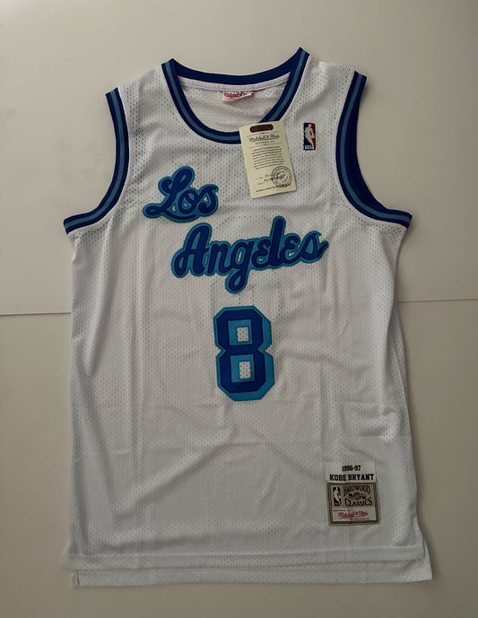 Los Angeles LA Lakers NBA Hardwood Classics Basketball Vest Large Brant White 8