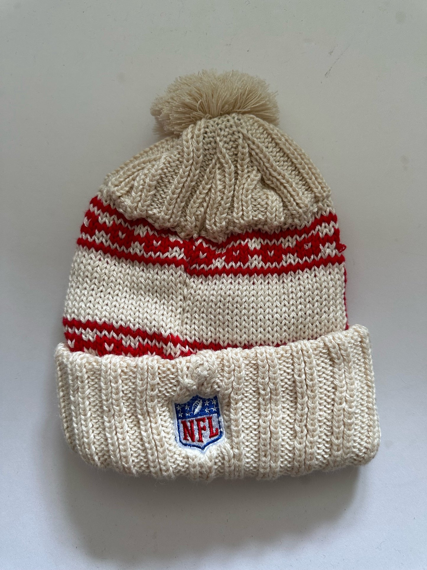 Kansas City Chiefs NFL Bobble Beanie Multi Colour With Tags on