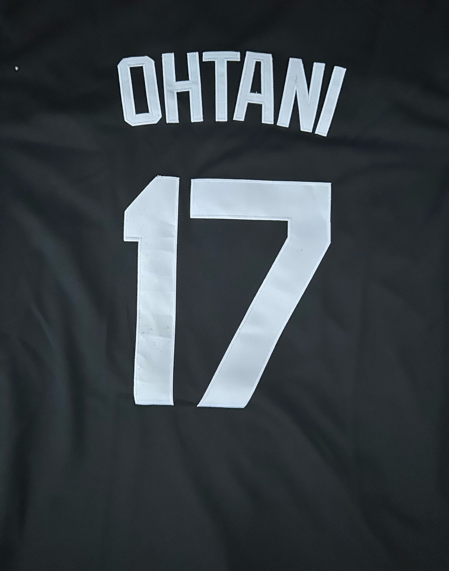 Los Angeles LA Dodgers MLB Baseball Shirt Large Ohtani 17 Black