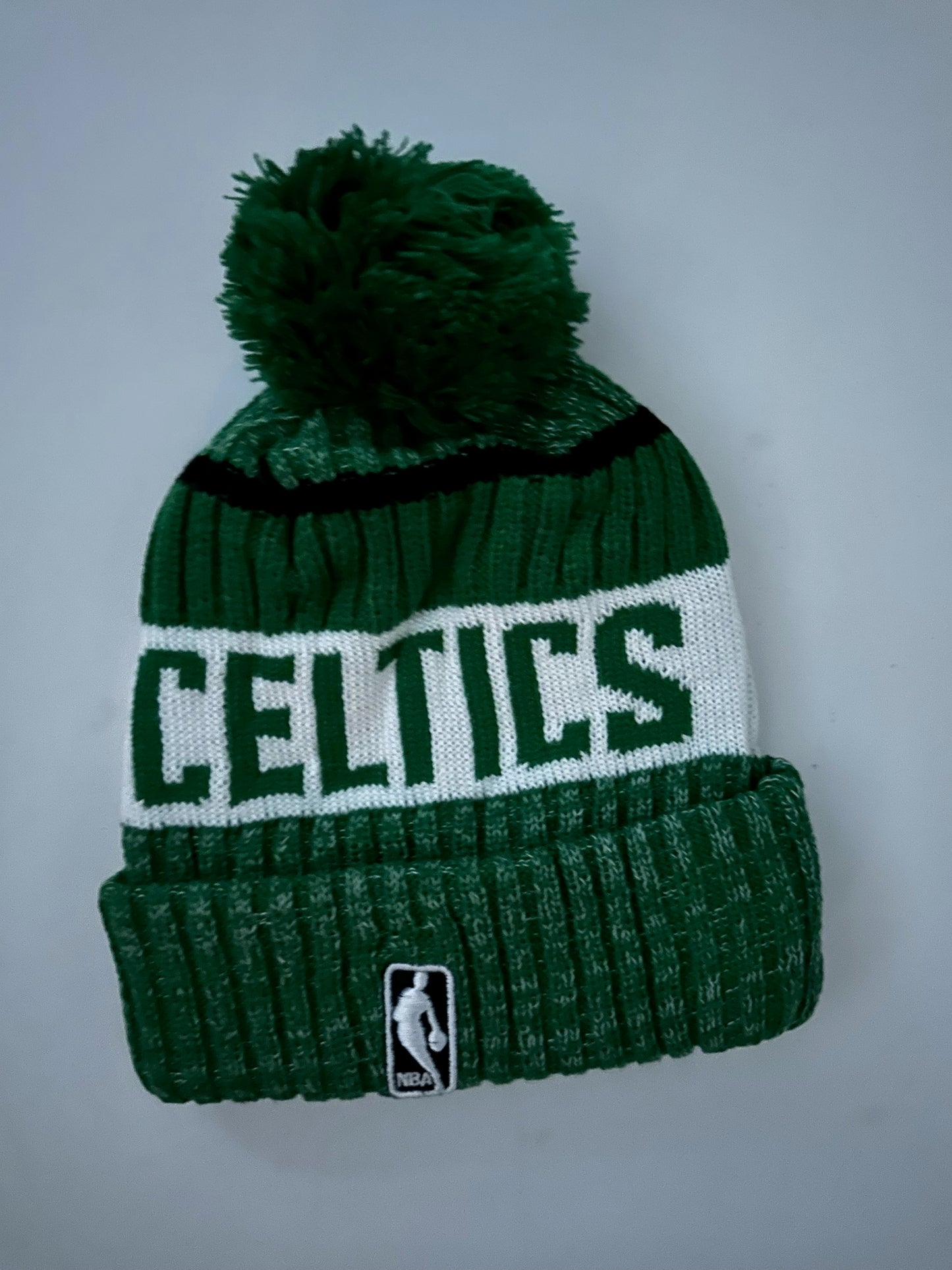 Boston Celtics NBA Bobble Beanie Multi Colour With Tags on