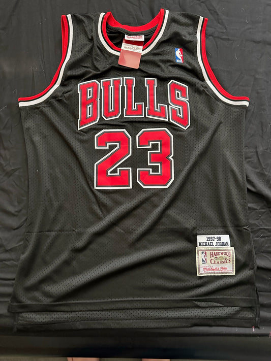 Retro Hardwood Classics Chicago Bulls Jordan Basketball Vest Large