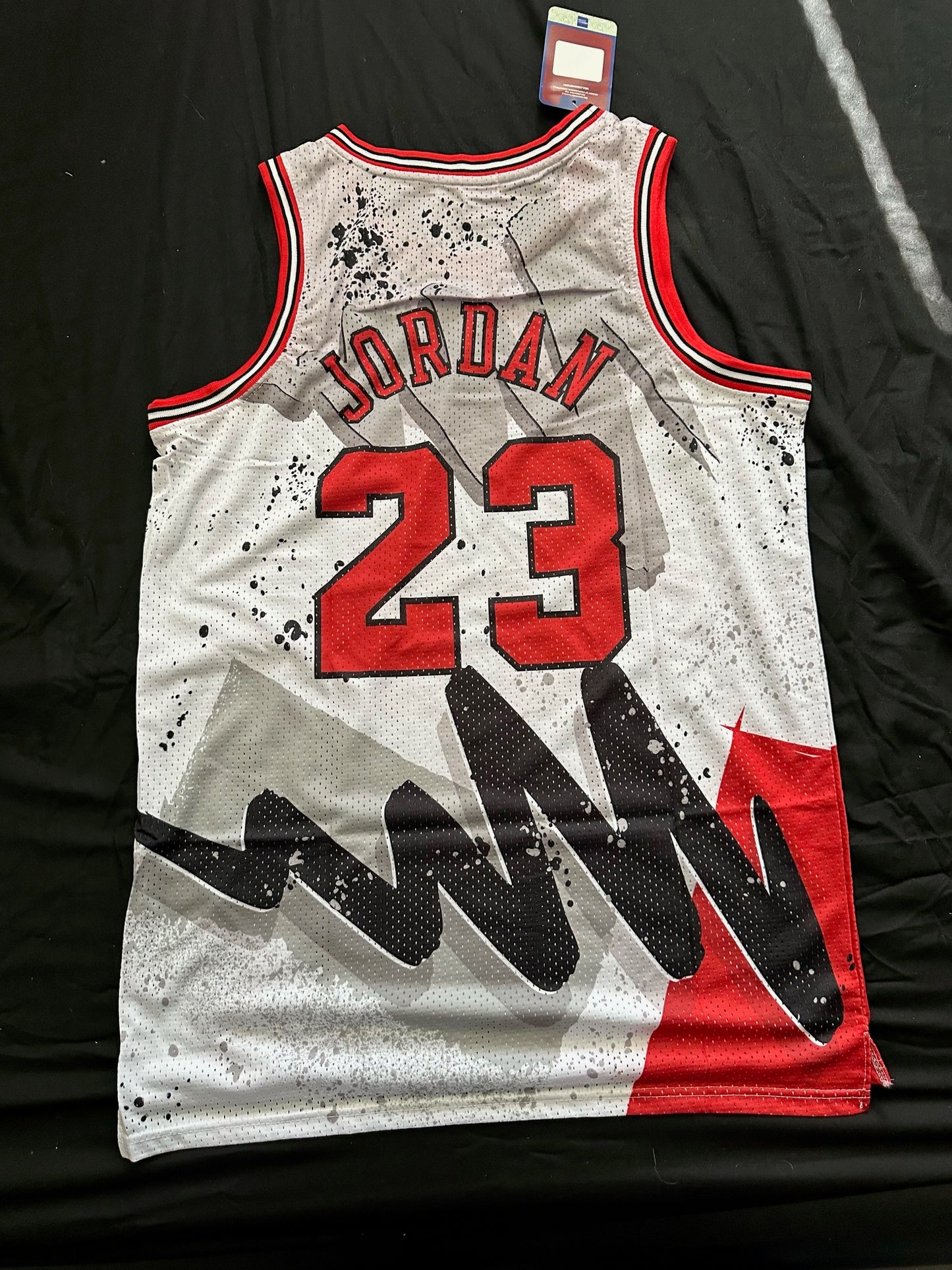 Retro Hardwood Classics Chicago Bulls Jordan Basketball Vest Large