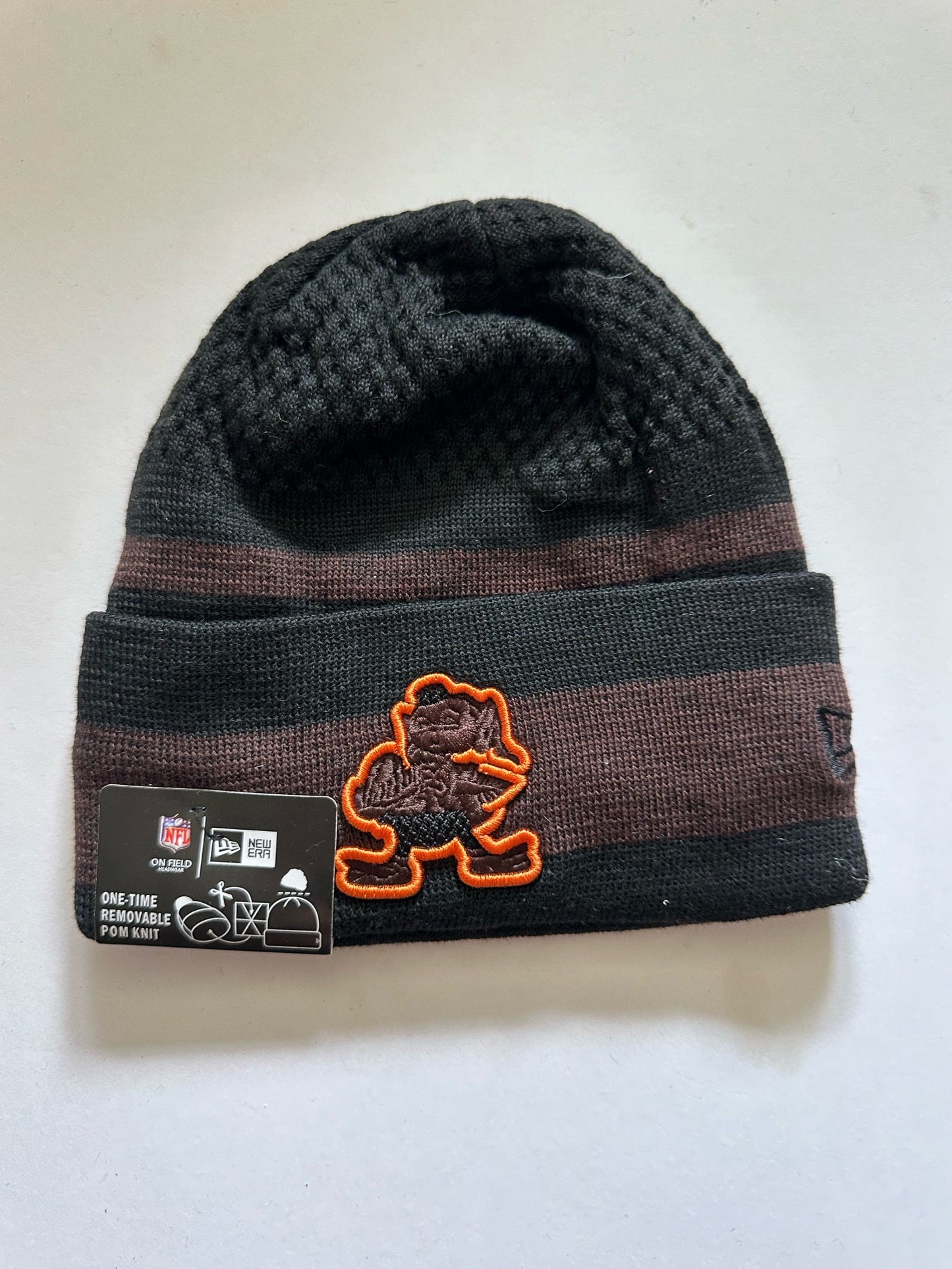 Cleveland Browns NFL Bobble Beanie Multi Colour With Tags on
