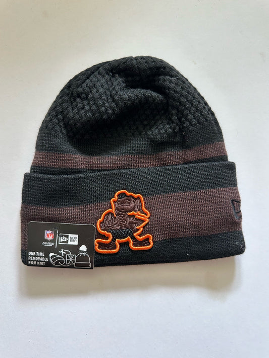 Cleveland Browns NFL Bobble Beanie Multi Colour With Tags on