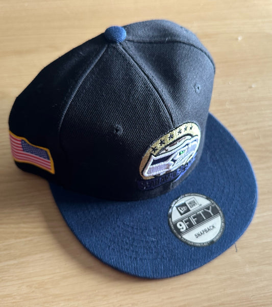 Seattle Seahawks NFL SnapBack Baseball Cap Multicolour New With Sticker