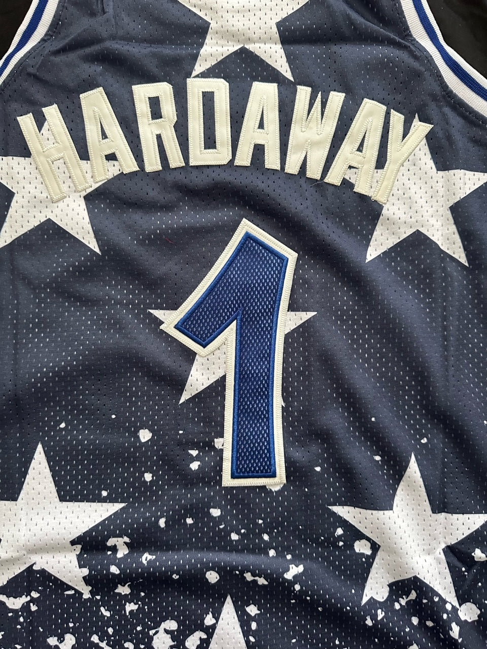 Retro Hardwood Classics Orlando Magic Hardaway Basketball Vest Large