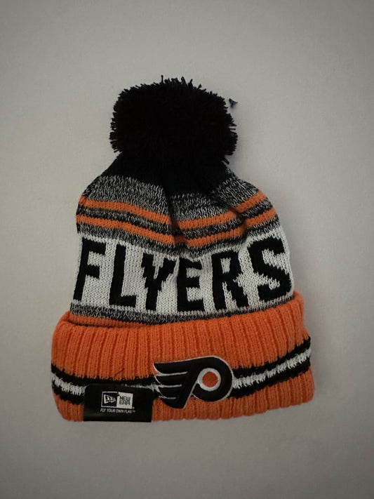Philadelphia Flyers NHL Bobble Beanie Multi Colour With Tags on