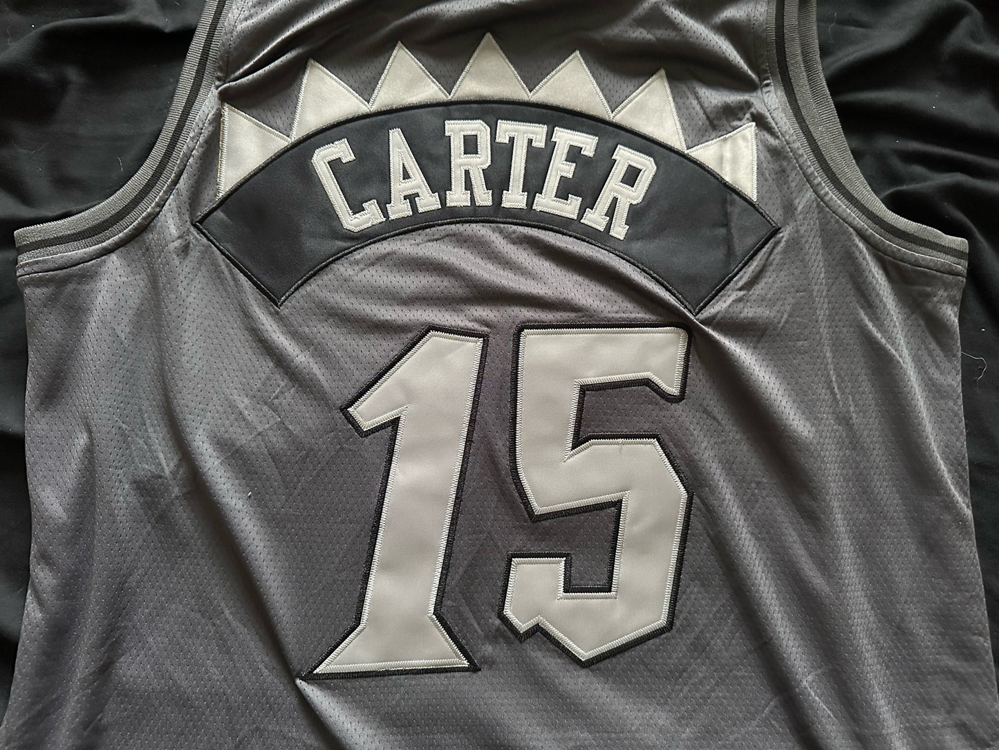 Retro Hardwood Classics Toronto Raptors Carter Basketball Vest Large