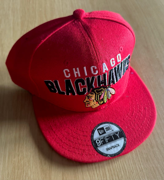 Chicago Blackhawks NHL SnapBack Baseball Cap Multicolour New With Sticker