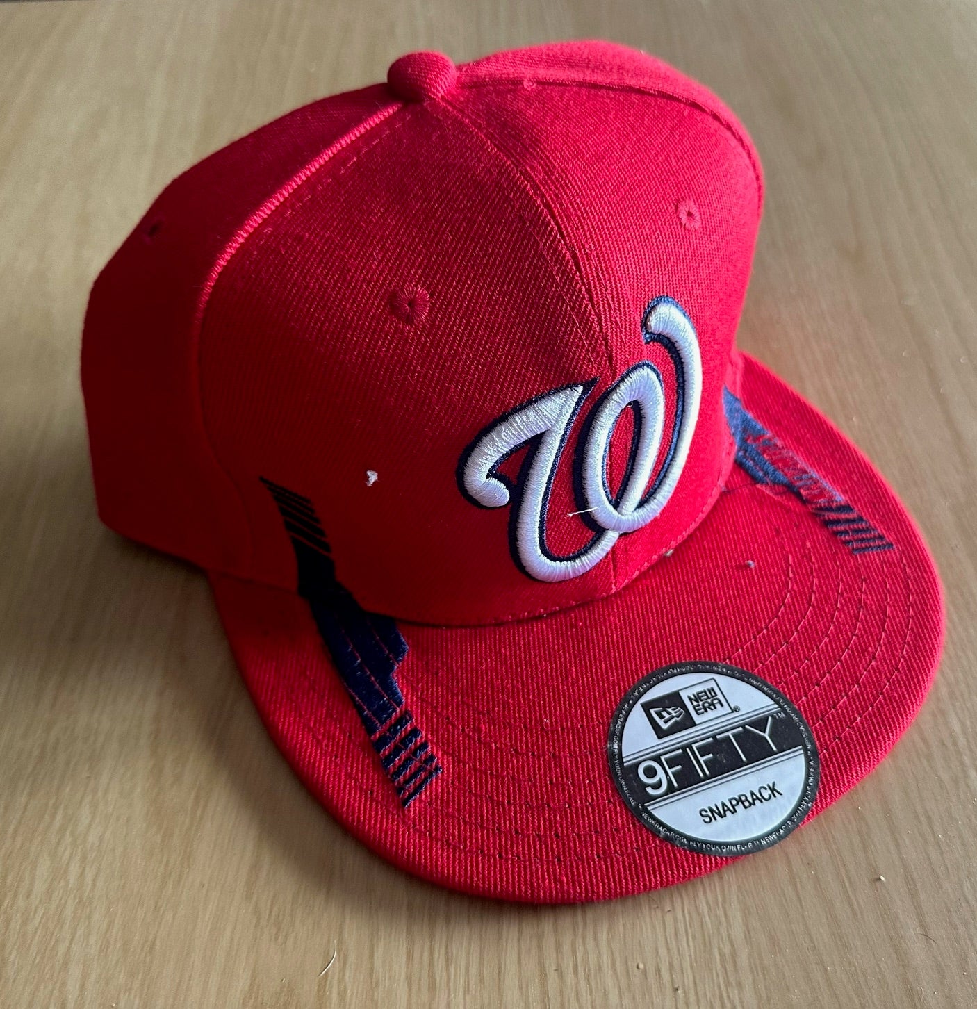 Washington Nationals MLB SnapBack Baseball Cap Multicolour New With Sitcker