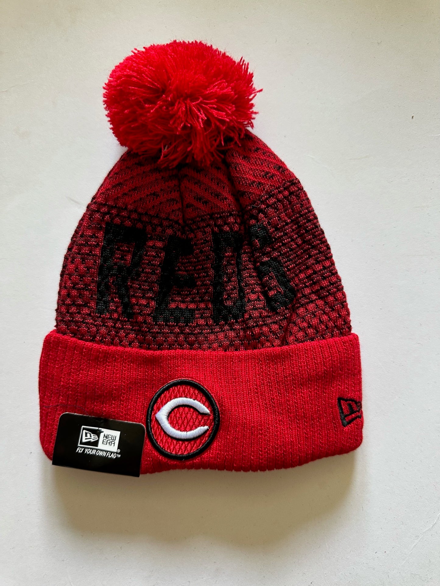 Cincinnati Reds MLB Bobble Beanie Multi Colour With Tags on