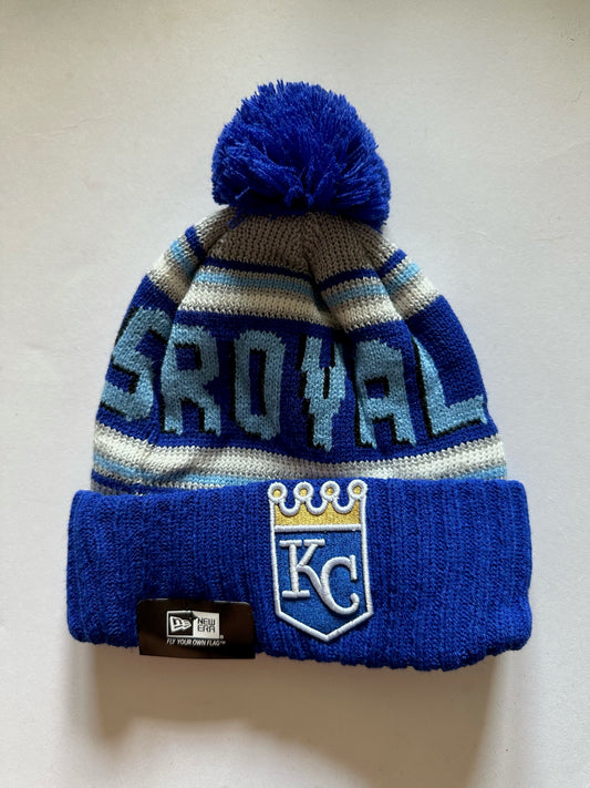 Kansas City Royals MLB Bobble Beanie Multi Colour With Tags on