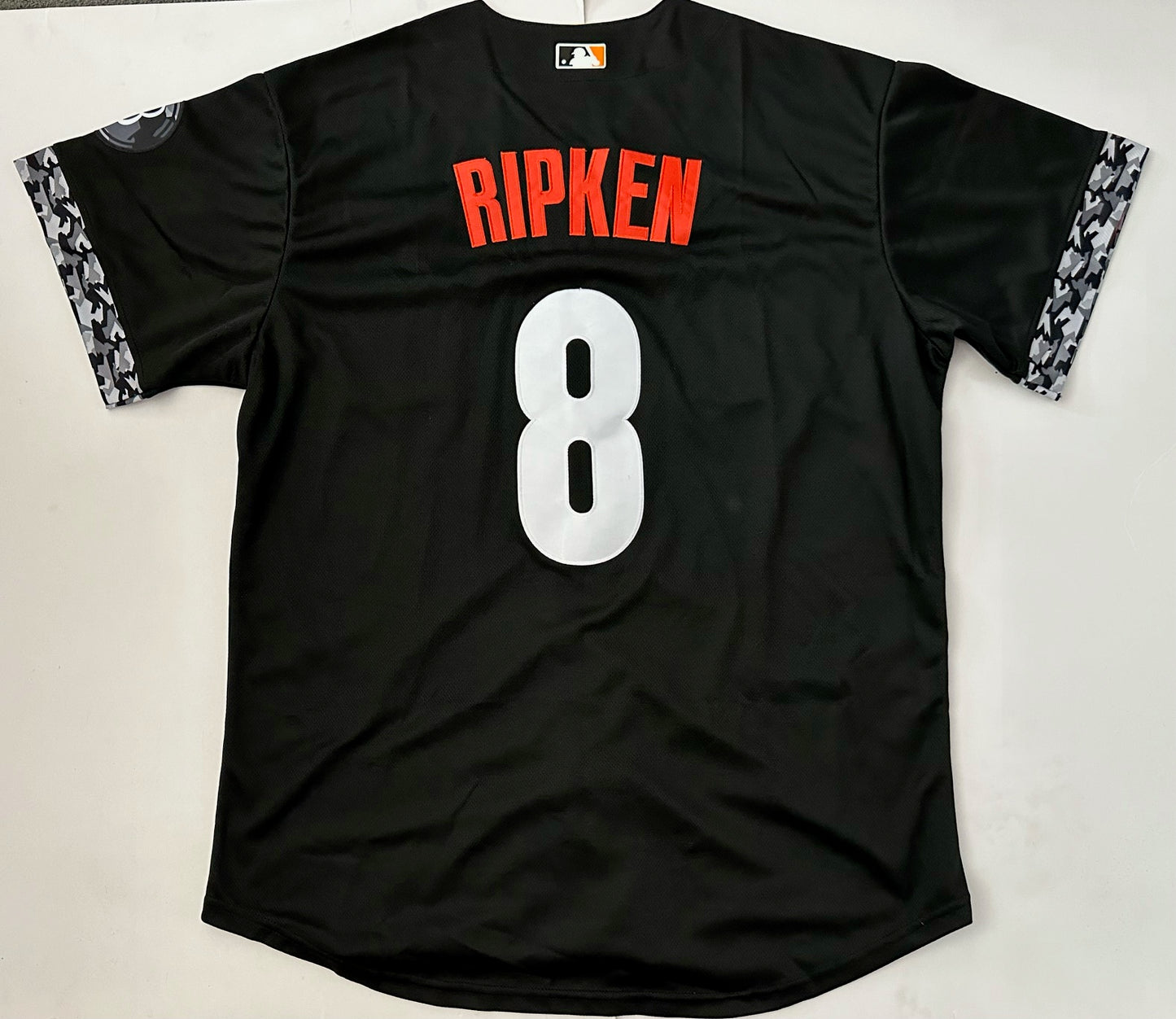 Baltimore Orioles MLB Baseball Shirt Large Ripken 8 Black