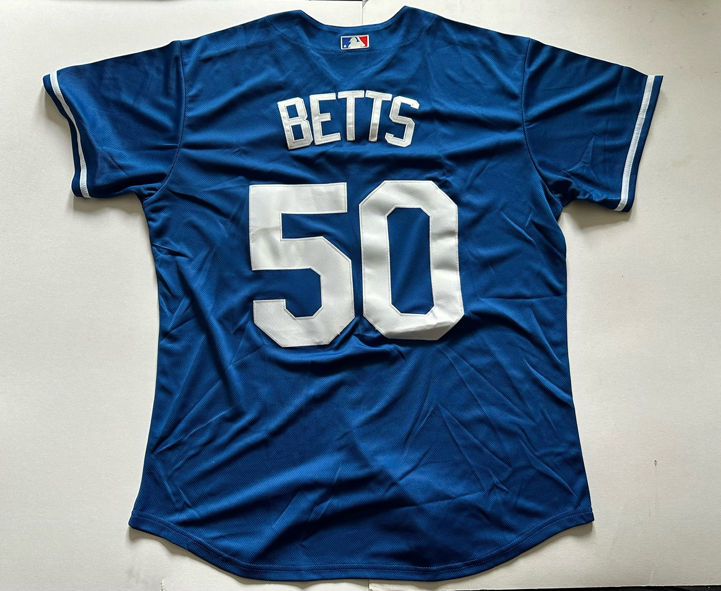 Los Angeles LA Dodgers MLB Baseball Shirt Large Betts 50 Blue