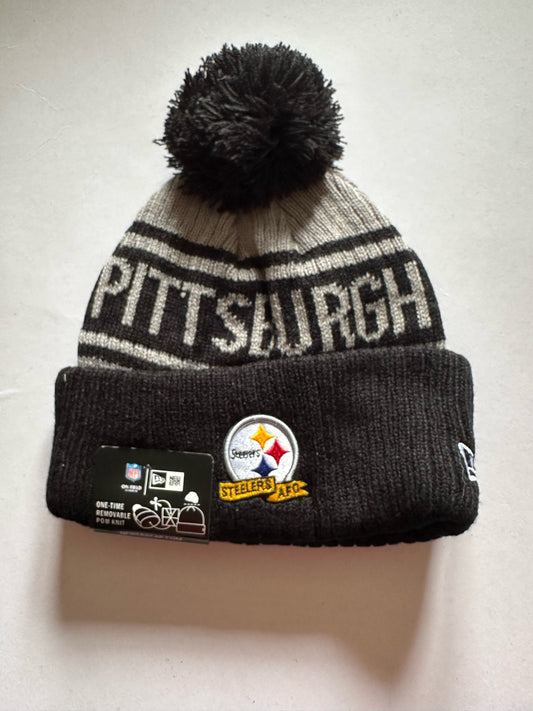 Pittsburgh Steelers NFL Bobble Beanie Multi Colour With Tags on