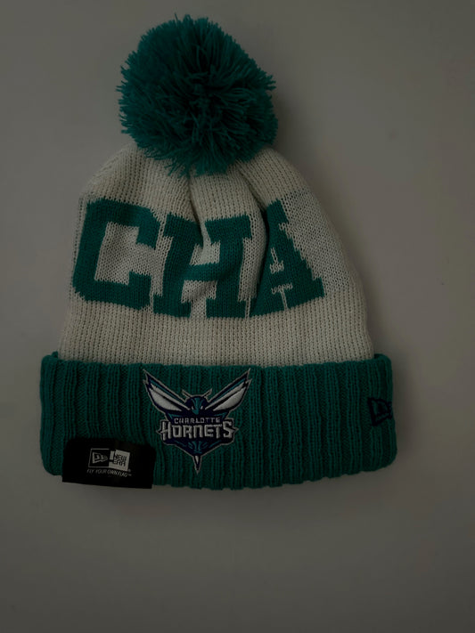 Charlotte Hornets NBA Bobble Beanie Multi Colour With Tags on