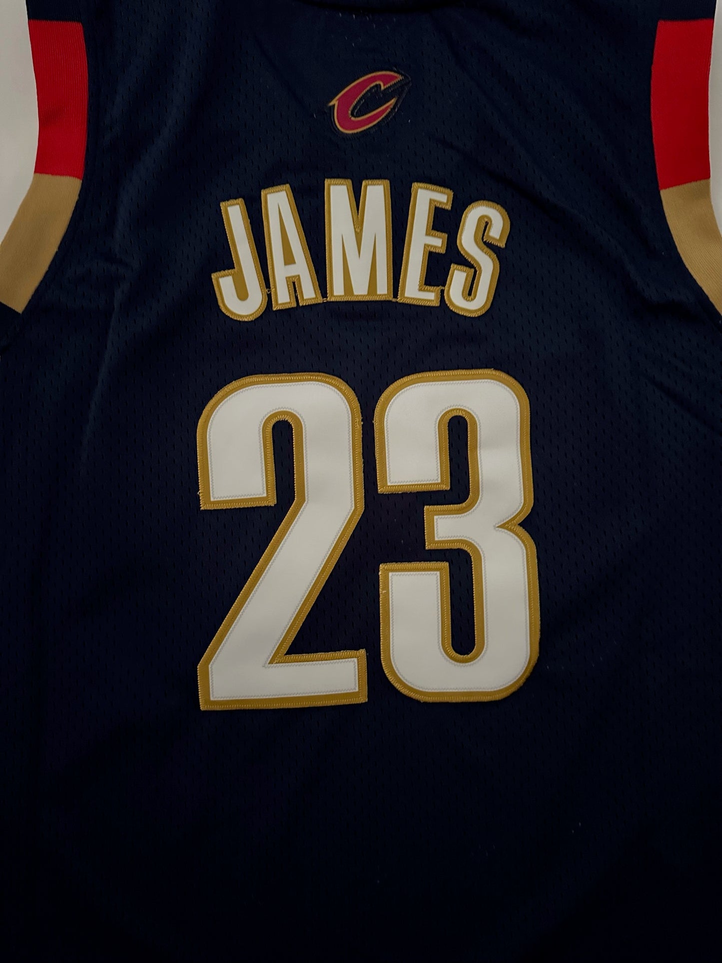 Cleveland Cavaliers NBA Hardwood Classics Basketball Vest Large James 23 Blue