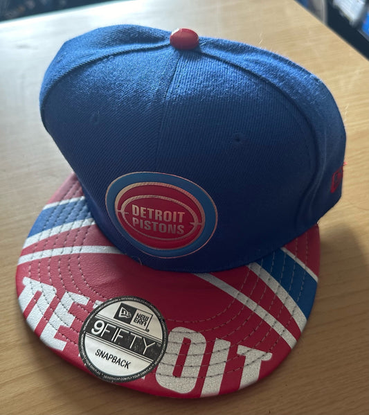 Detroit Pistons NBA SnapBack Baseball Cap Multicolour New With Sticker