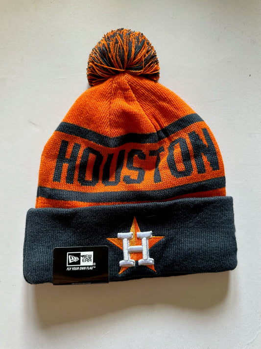 Houston Astros MLB Bobble Beanie Multi Colour With Tags on