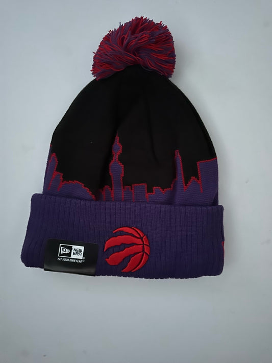 Toronto Raptors NBA Bobble Beanie Multi Colour With Tags on