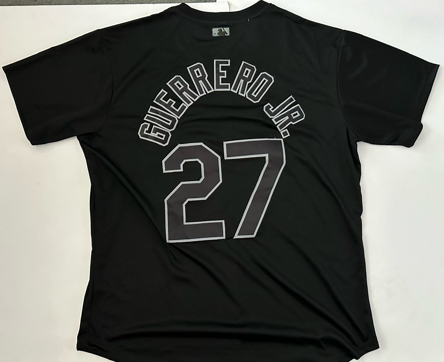 Toronto Blue Jays MLB Baseball Shirt Large Guerrero Jr 27 Black