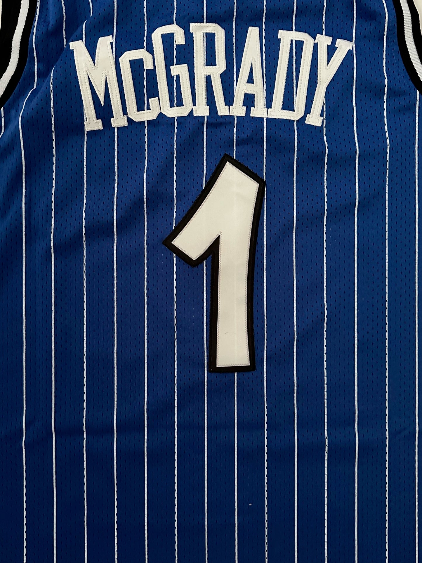 Orlando Magic NBA Hardwood Classics Basketball Vest Large McGrady 1 Blue