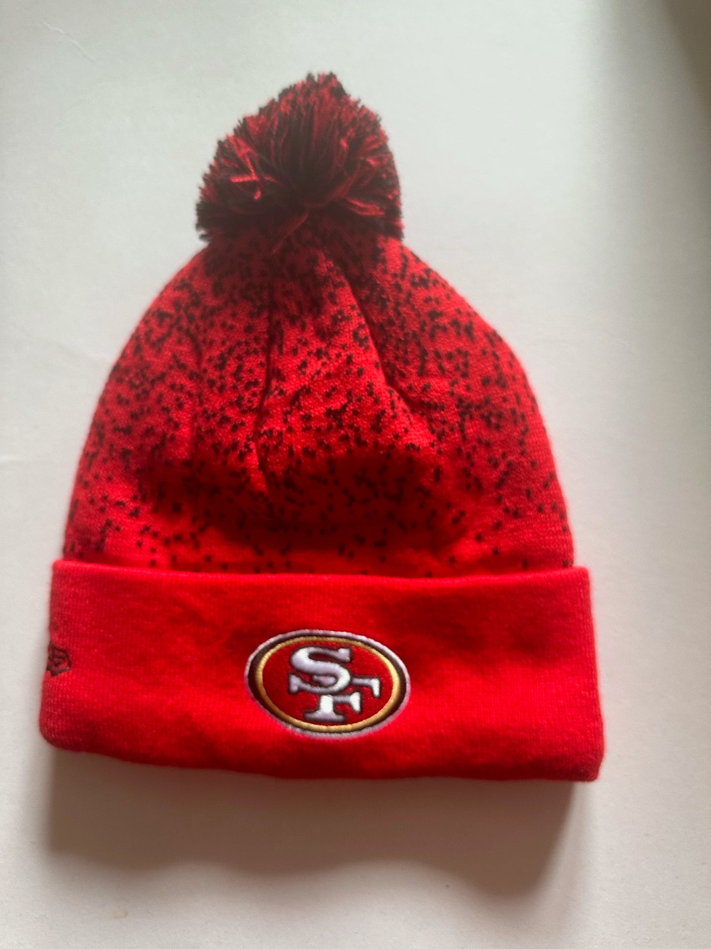 San Francisco 49ers NFL Bobble Beanie Multi Colour With Tags on