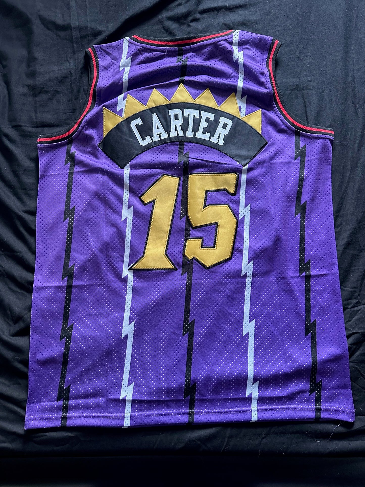 Retro Hardwood Classics Toronto Raptors Carter Basketball Vest Large