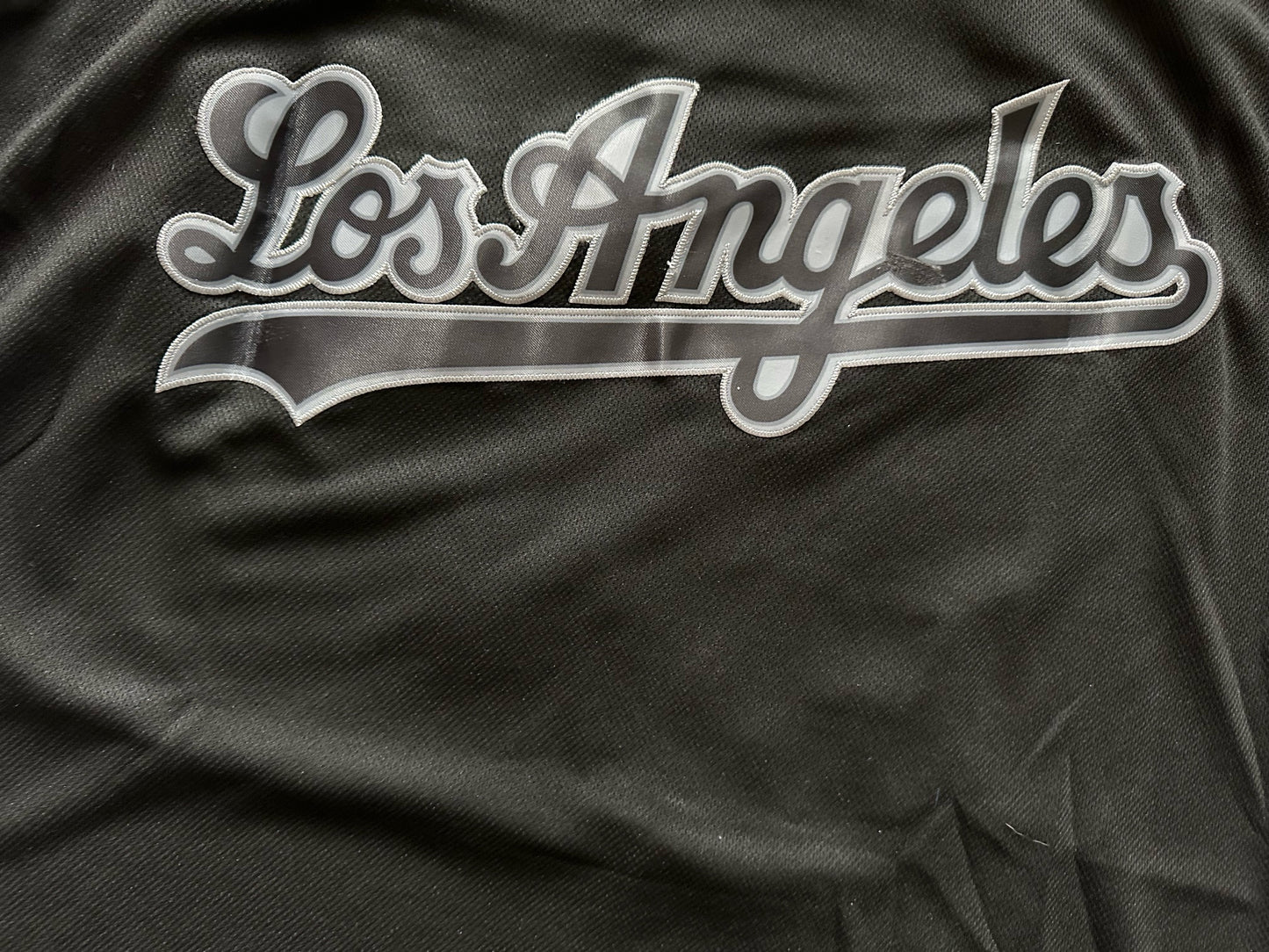 Los Angeles LA Dodgers MLB Baseball Shirt Large Betts 50 Black