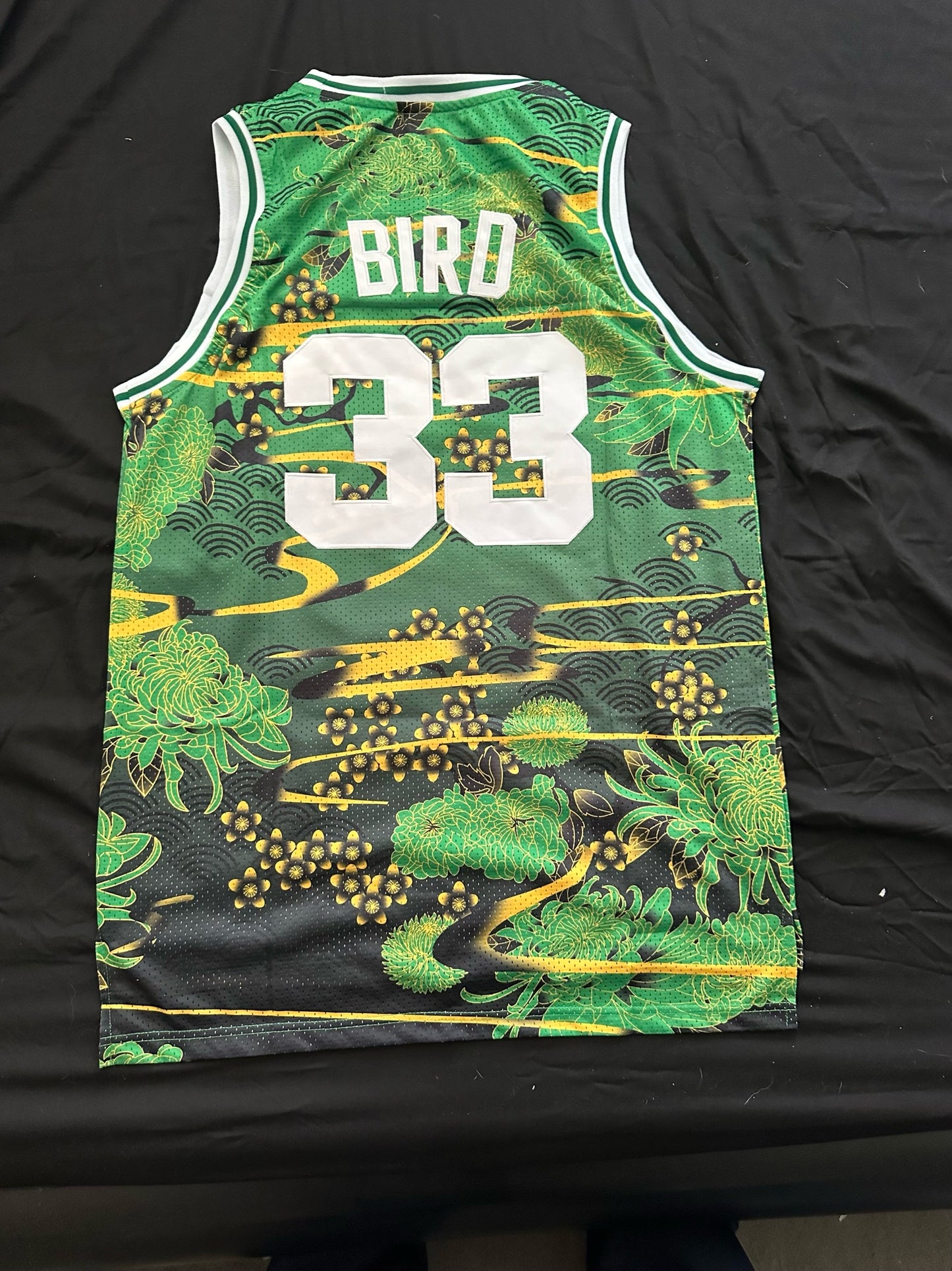 Retro Hardwood Classics Boston Celtics Bird Basketball Vest Large