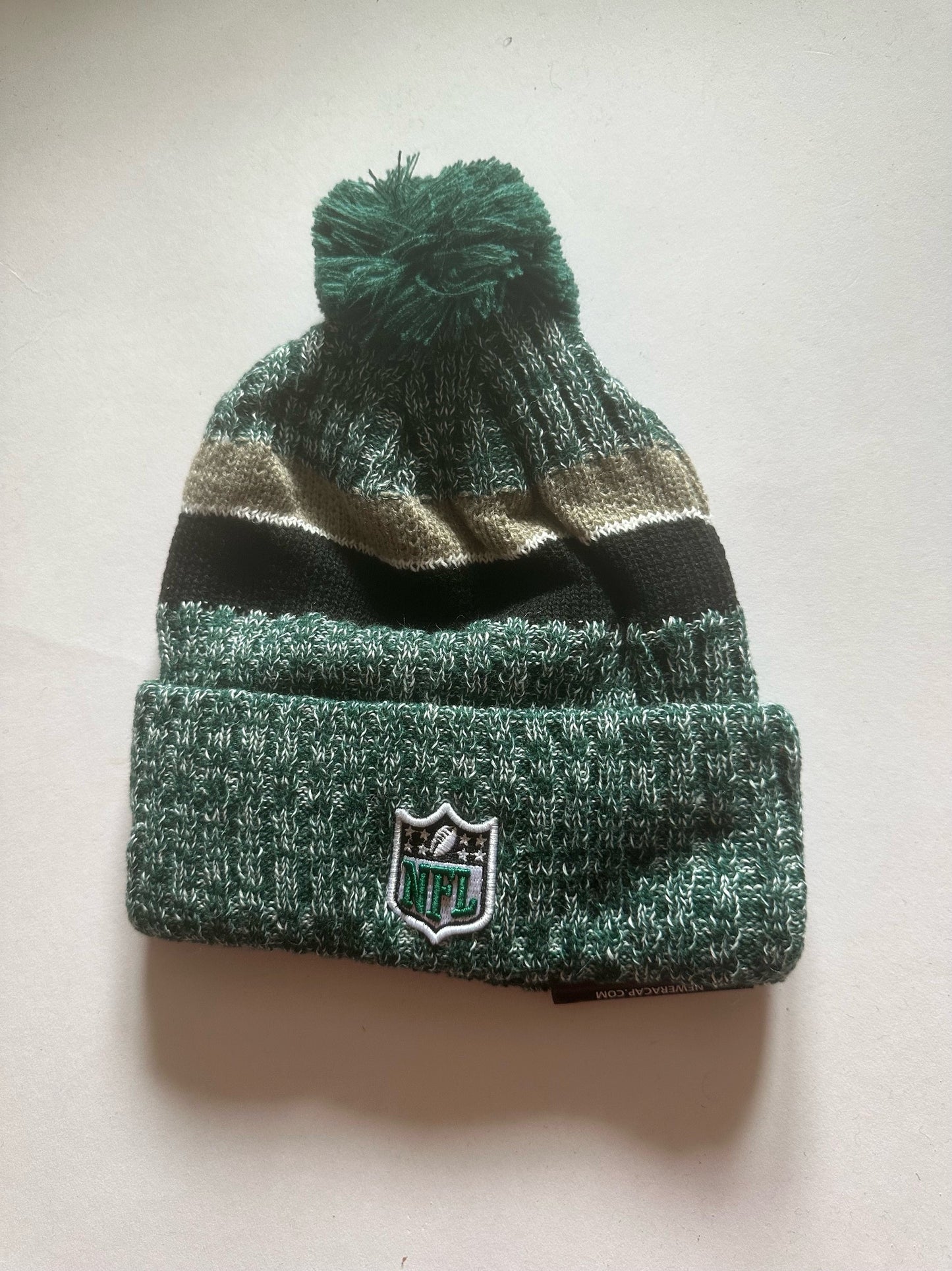 Philadelphia Eagles NFL Bobble Beanie Multi Colour With Tags on