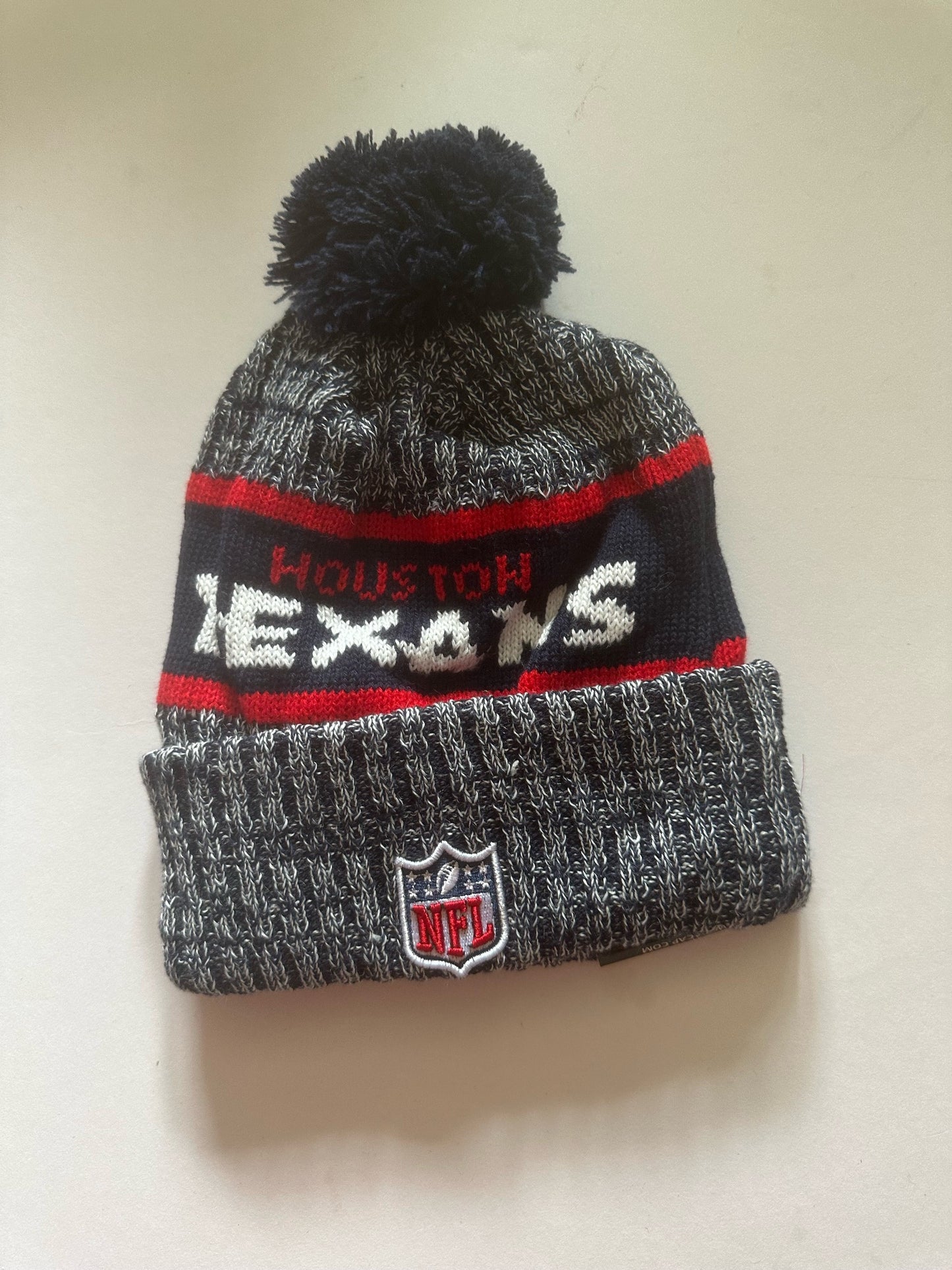Houston Texans NFL Bobble Beanie Multi Colour With Tags on