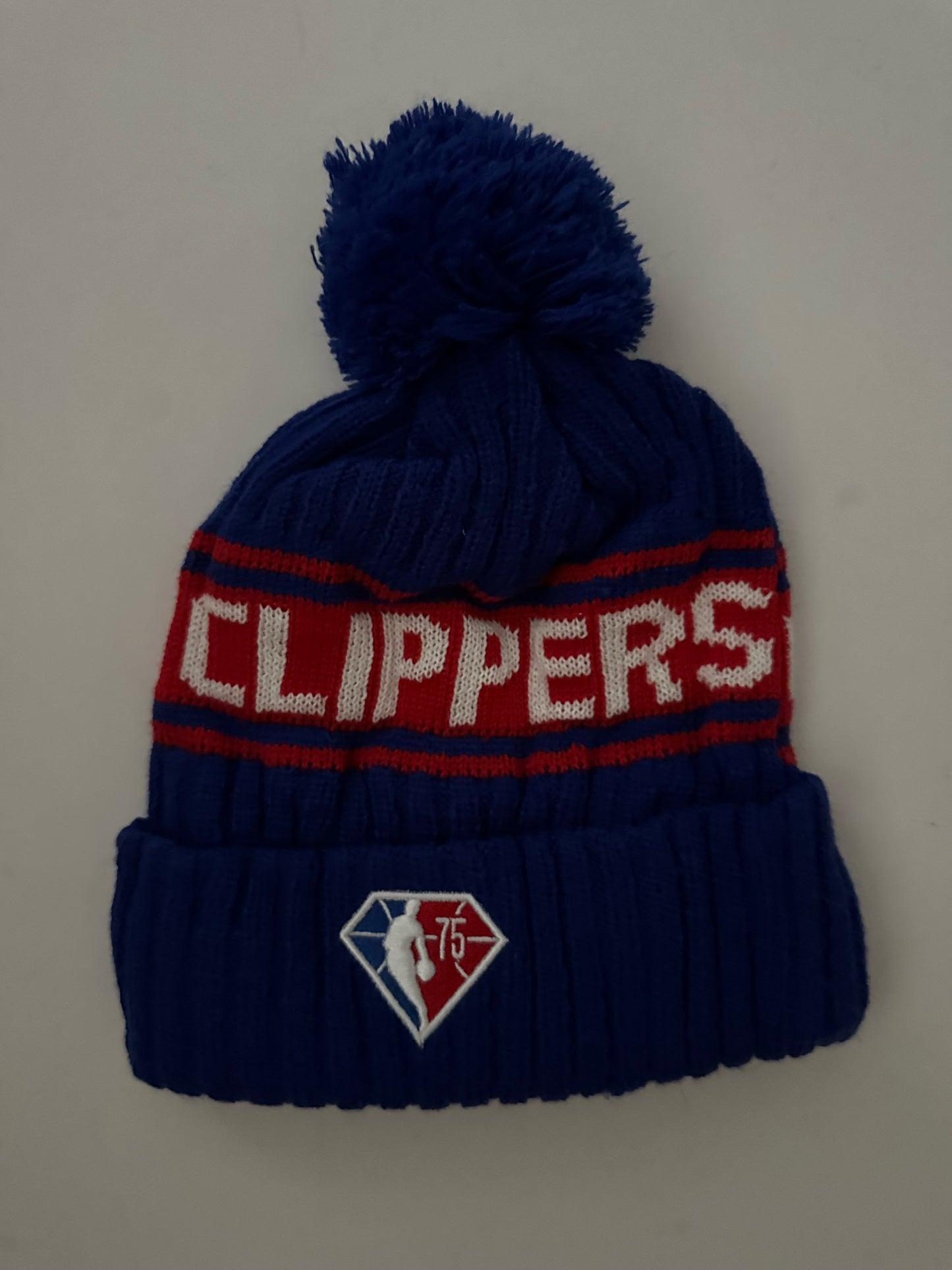 Los Angeles LA Clippers NBA Bobble Beanie Multi Colour With Tags on