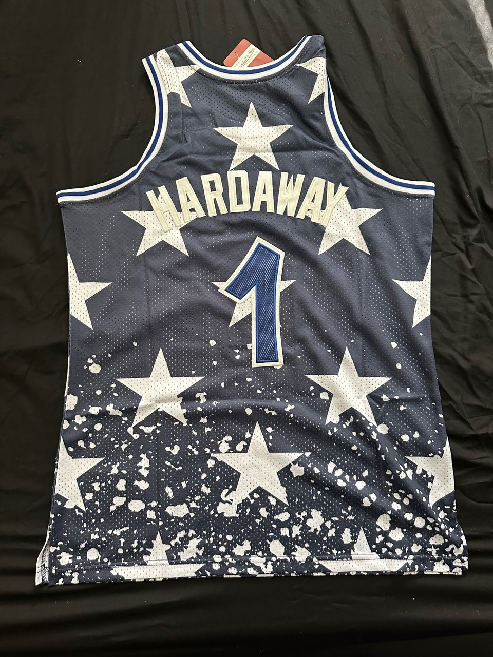 Retro Hardwood Classics Orlando Magic Hardaway Basketball Vest Large