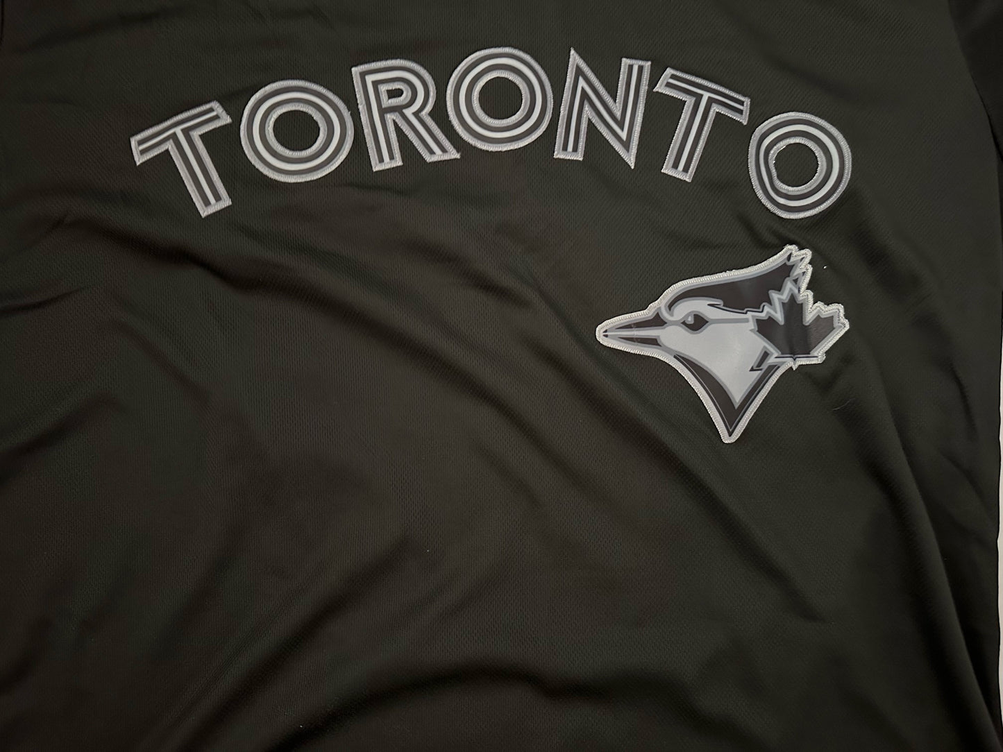 Toronto Blue Jays MLB Baseball Shirt Large Guerrero Jr 27 Black