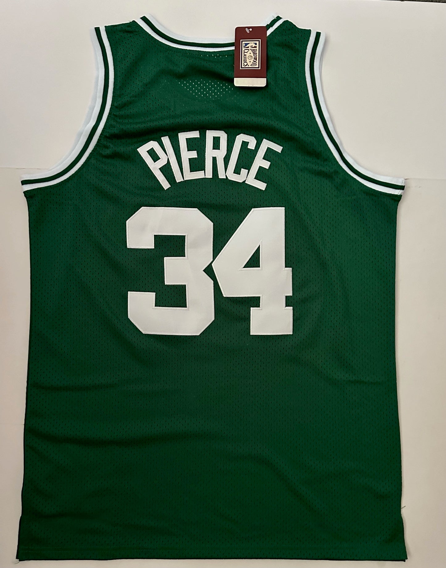 Boston Celtics NBA Hardwood Classics Basketball Vest Large Pierce 34 Green