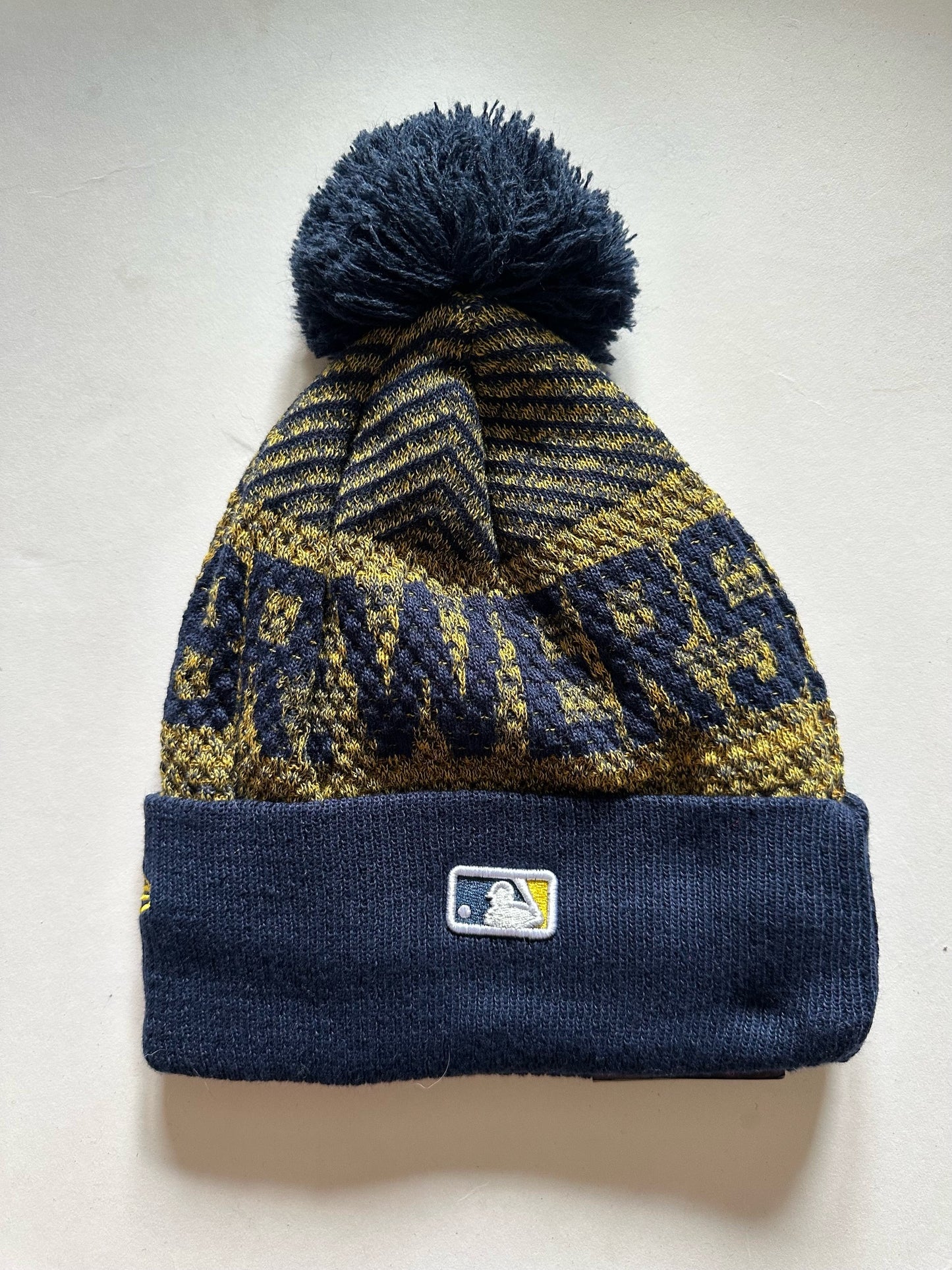 Milwaukee Brewers MLB Bobble Beanie Multi Colour With Tags on