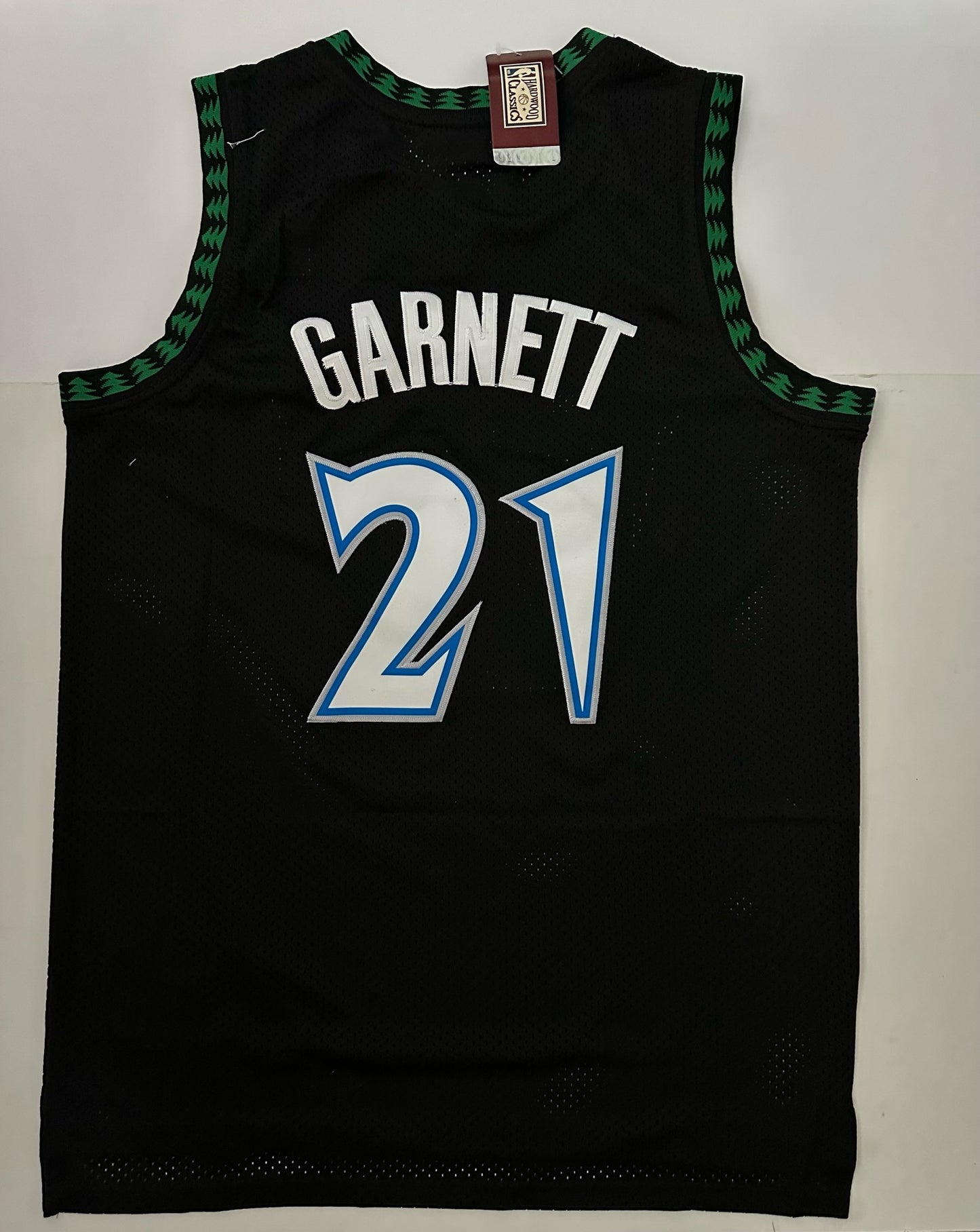 Minnesota Timberwolves NBA Hardwood Classics Basketball Vest Large Garnett 21 Black