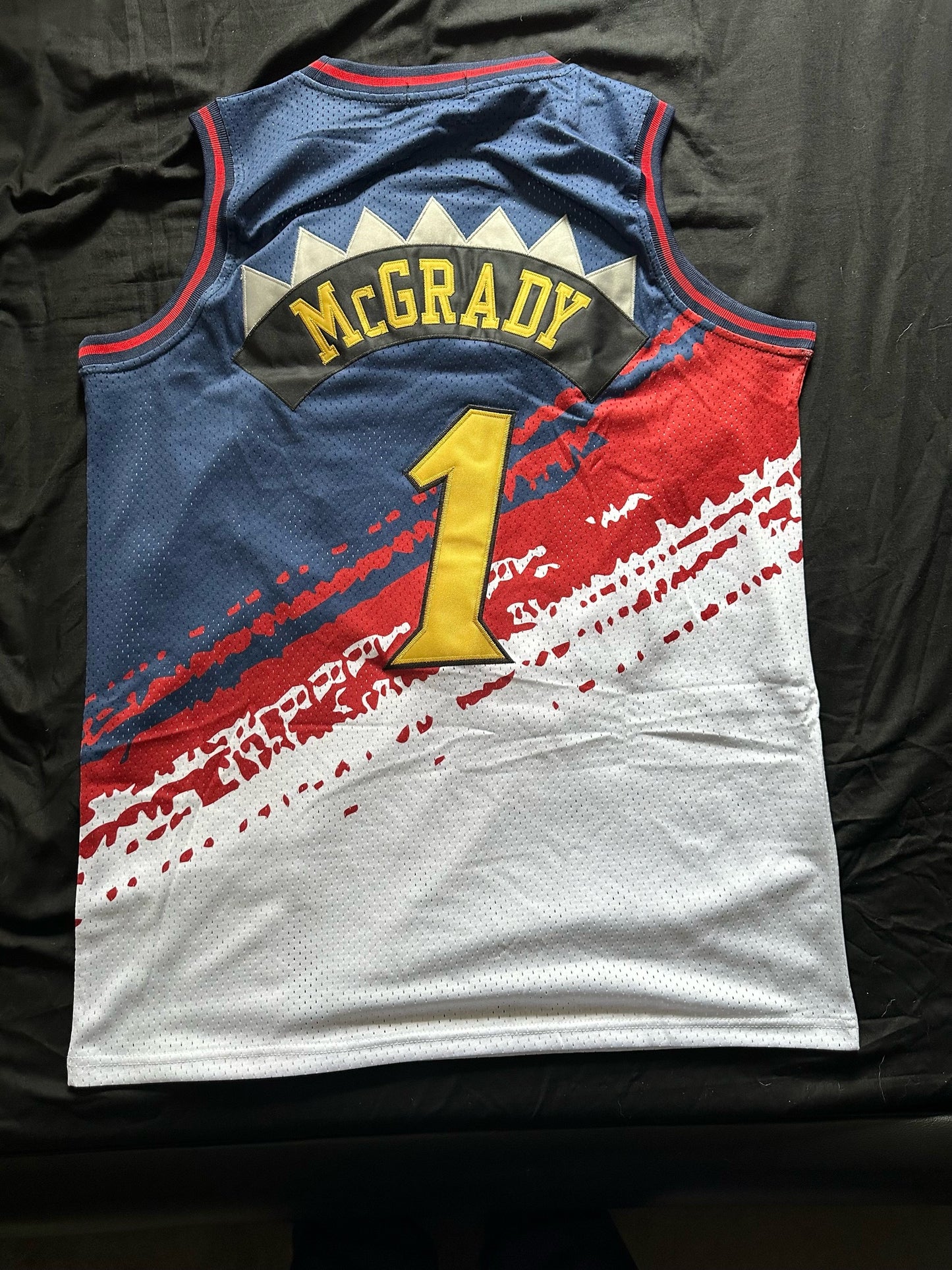 Retro Hardwood Classics Toronto Raptors McGrady Basketball Vest Large