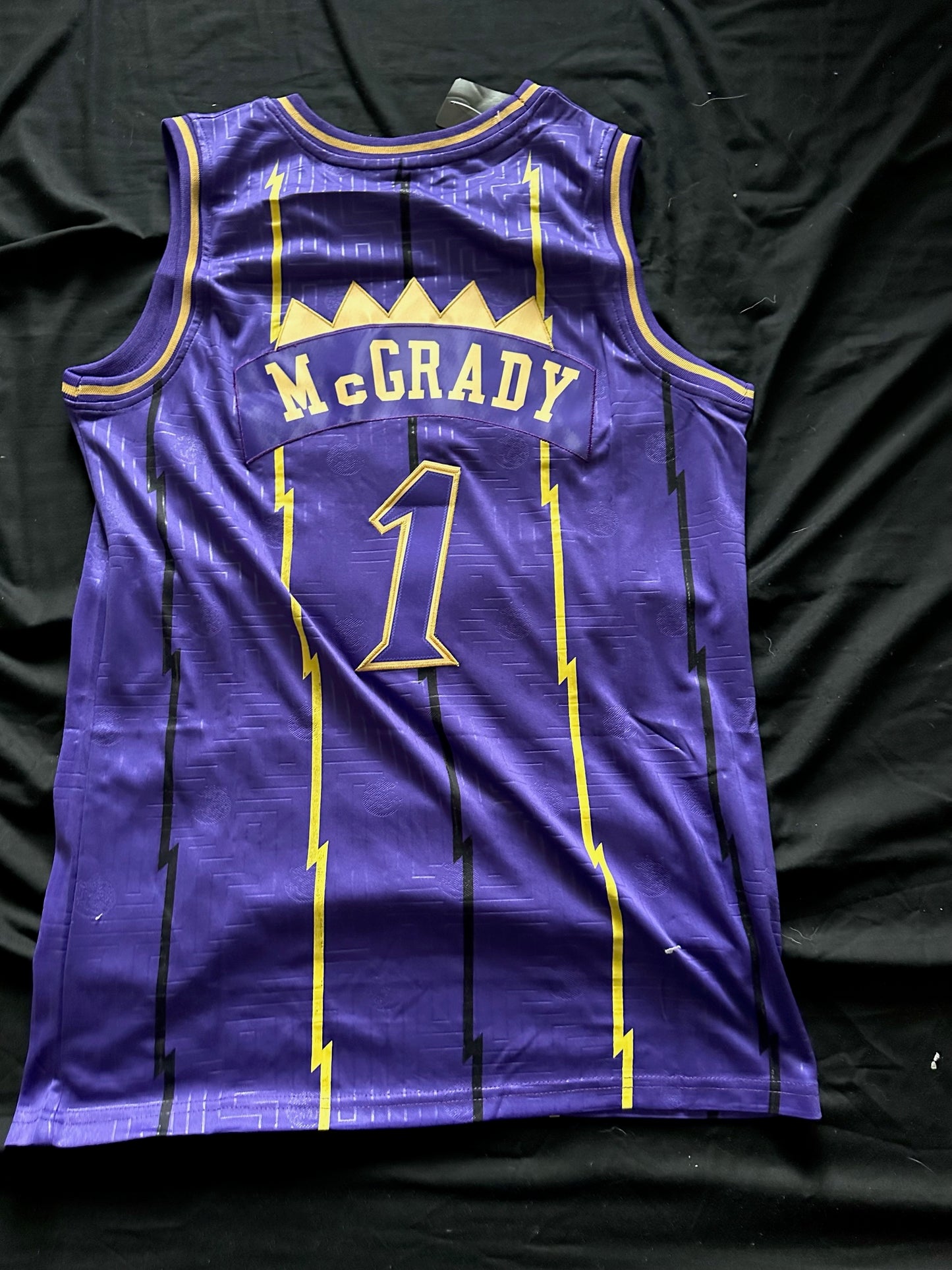 Retro Hardwood Classics Toronto Raptors McGrady Basketball Vest Large