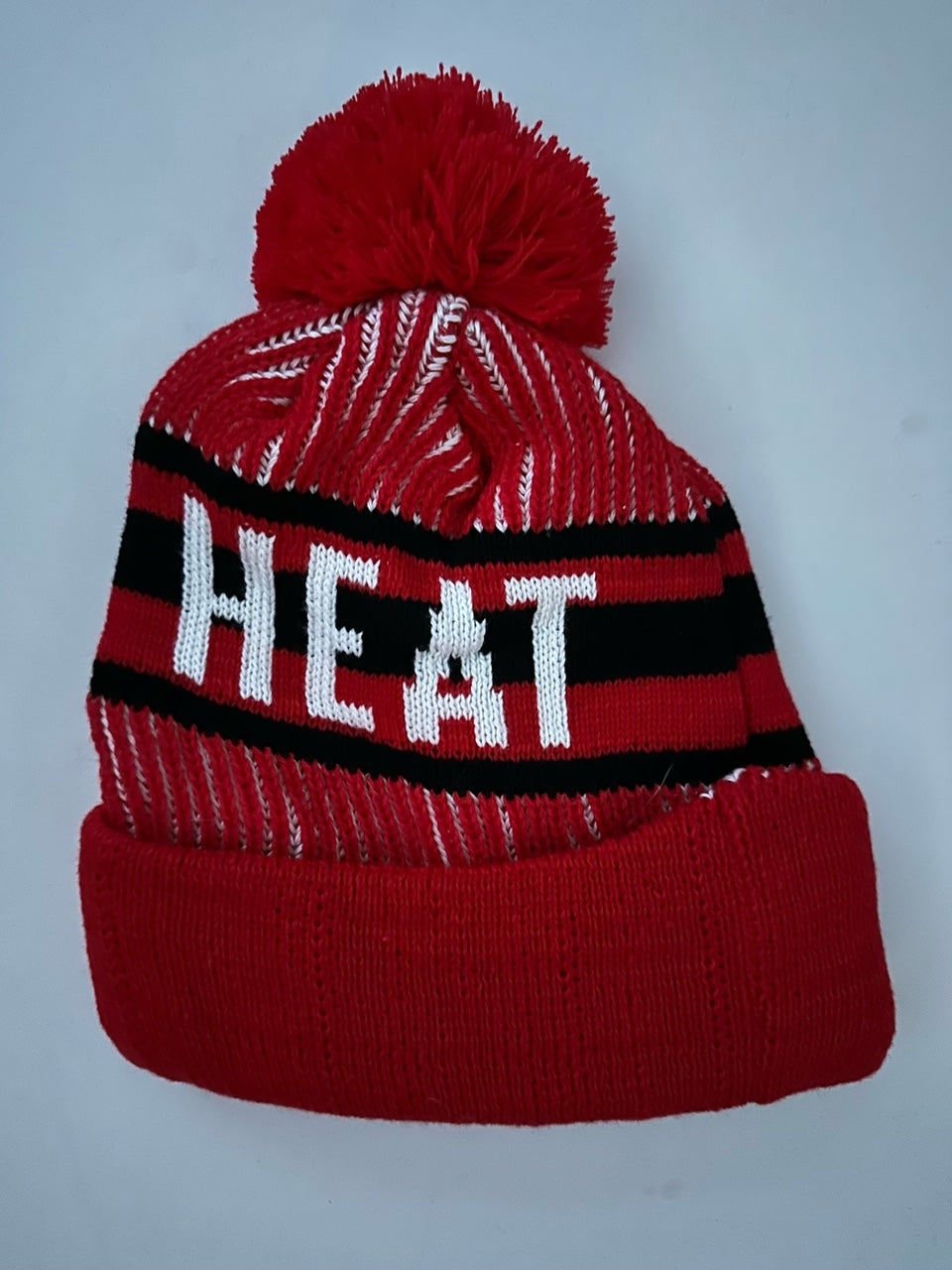 Miami Heat NBA Bobble Beanie Multi Colour With Tags on
