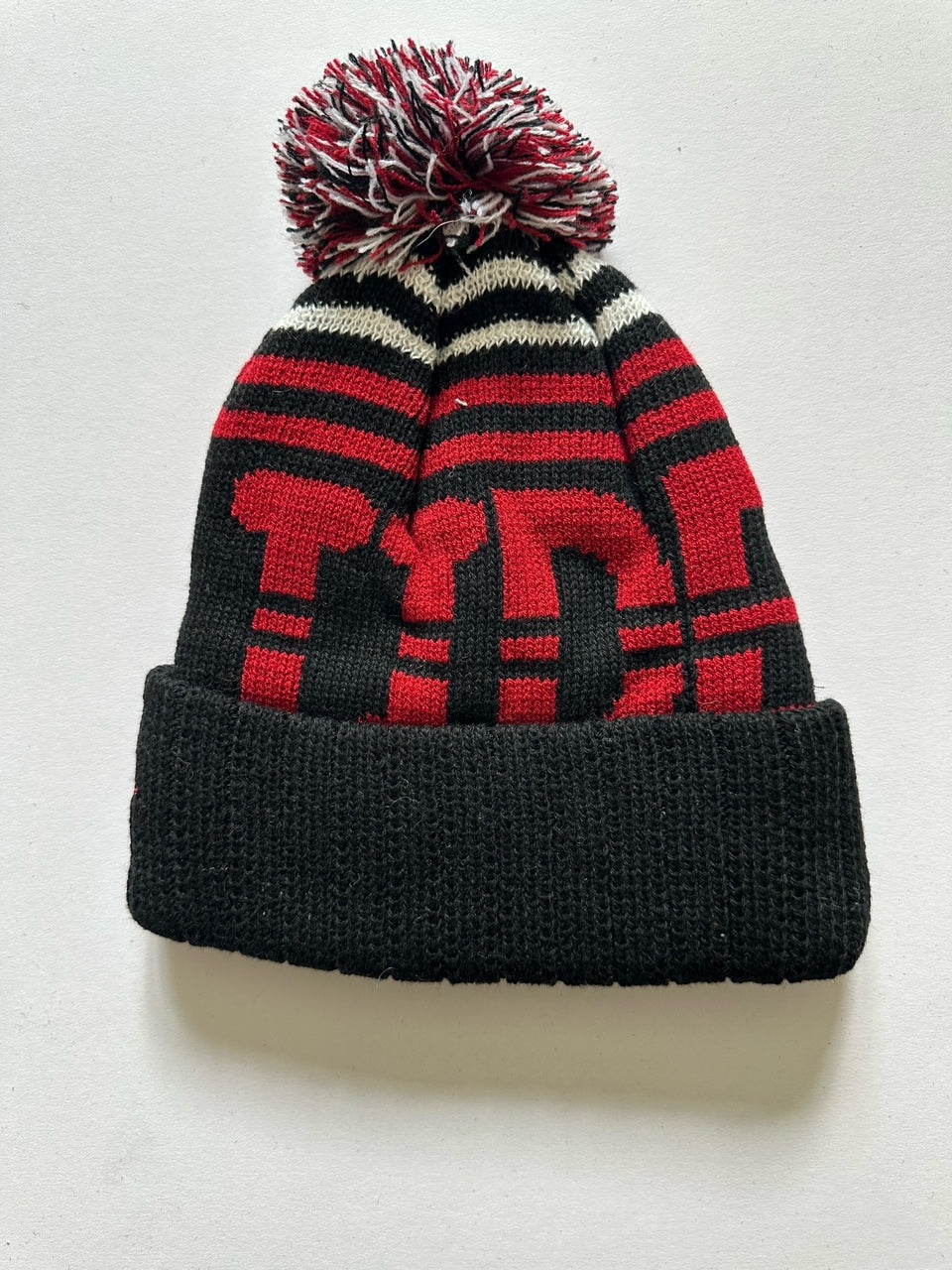 Alabama Crimson Tide Roll Tide NCAA Bobble Beanie Multi Colour Tags on