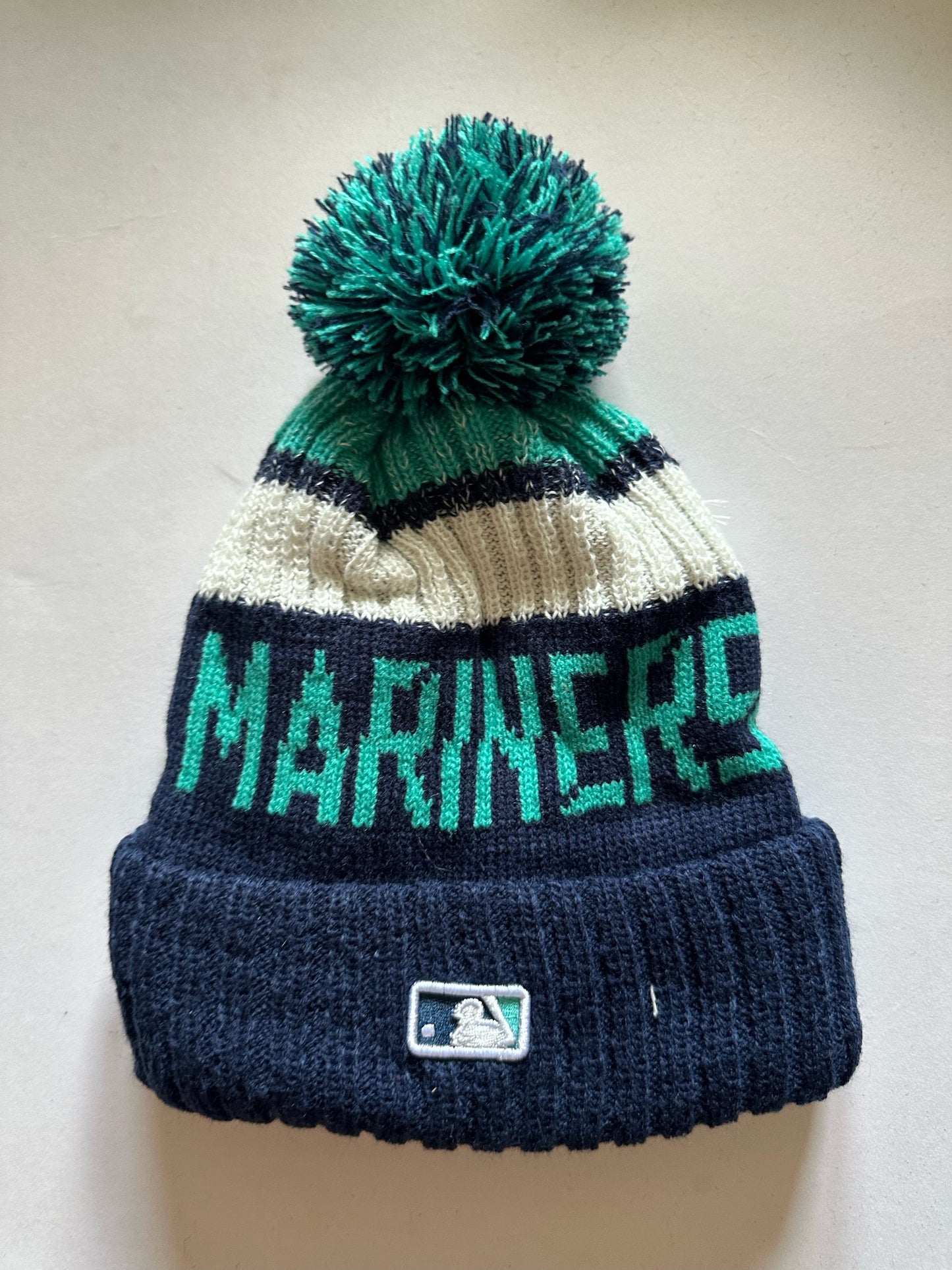 Seattle Mariners MLB Bobble Beanie Multi Colour With Tags on