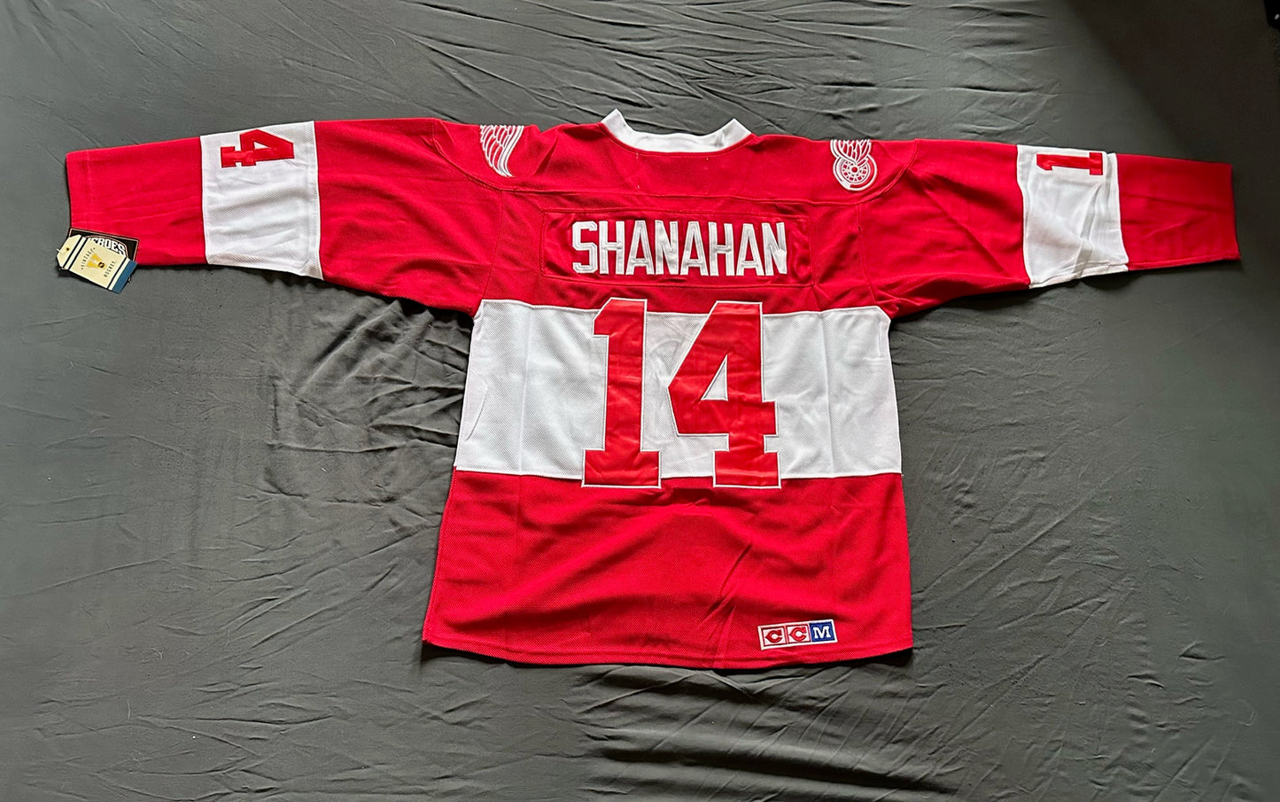 CCM Detroit Red Wings Shanahan Hockey Shirt Large