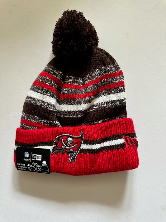 Tampa Bay Buccaneers NFL Bobble Beanie Multi Colour With Tags on